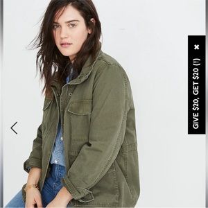 Madewell Surplus Army Green Jacket (Medium)